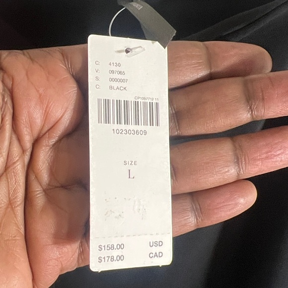 BY ANTHROPOLOGIE SQUARE-NECK TWOFER MIDI DRESS size L - Picture 9 of 13